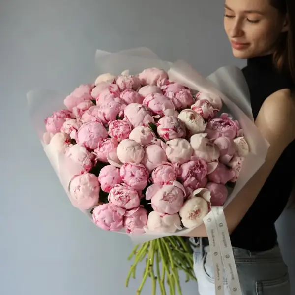 Pink Peony - 49 пионов