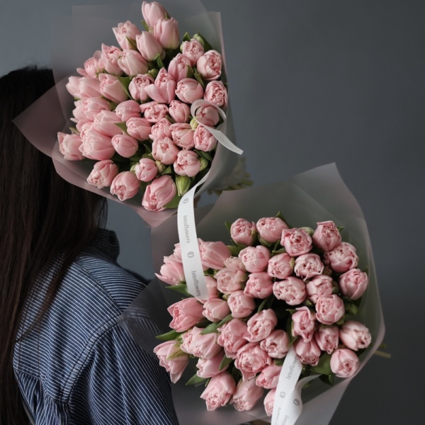 Pink Tulips Dreamer - 39 тюльпанов