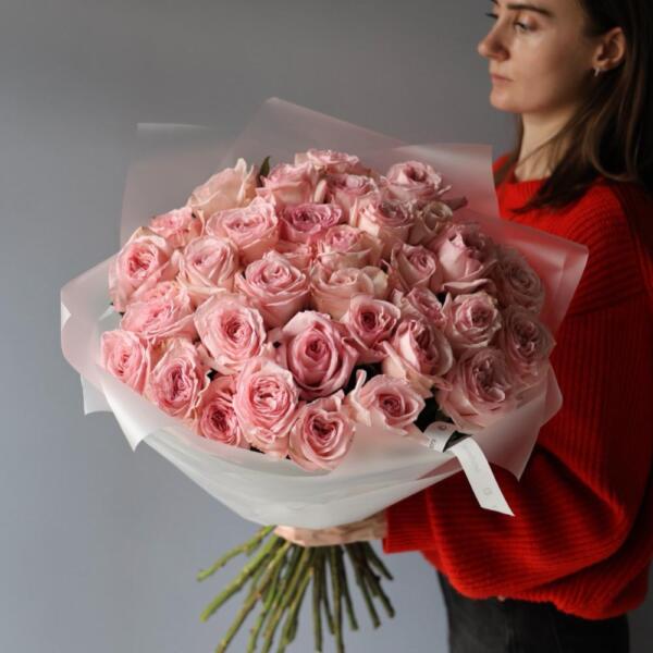 Pink Ohara Garden Rose - 35 роз