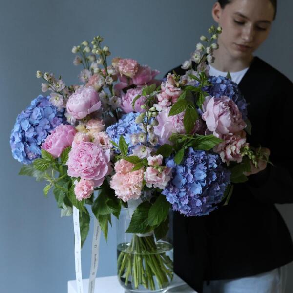 Flower subscription "Bunch" (4 deliveries) - Размер XL