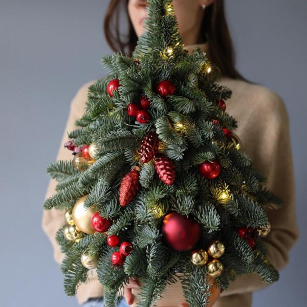 Mini Christmas Tree 'Golden red'