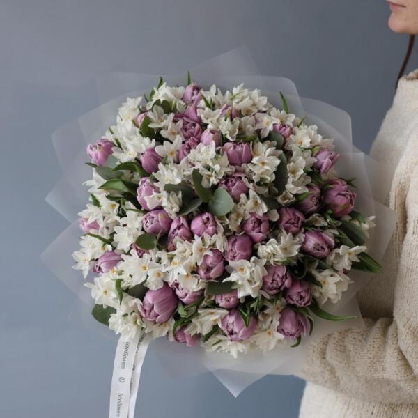 Tulips with Daffodils - Размер M