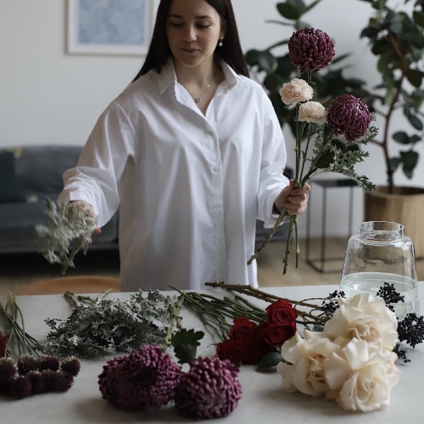 Flower subscription "DIY" (4 deliveries)