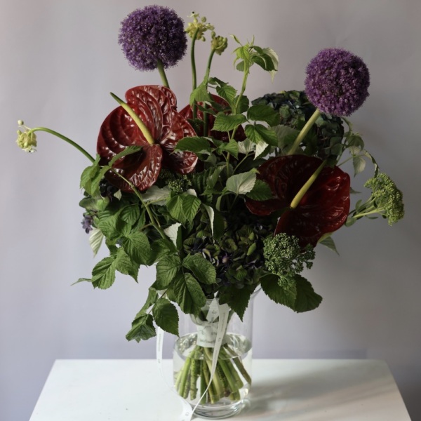 Flower subscription "Long-lasting" (4 deliveries) - Размер L