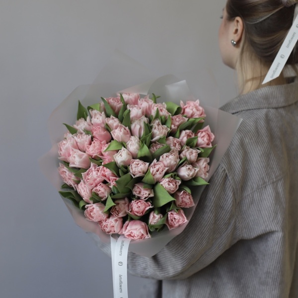 Pink Tulips Dreamer - 49 тюльпнов