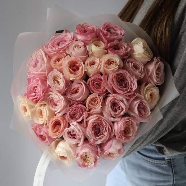 Mix of different garden roses - 35 роз