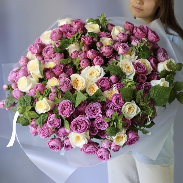 Garden roses with Spray garden roses - Размер XL