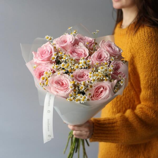 O'hara garden roses with Chamomile - Размер S