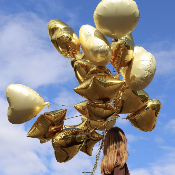 Set of balloons "Gold"