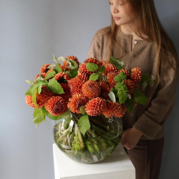 Flower subscribtion "Mono in a vase" (4 deliveries) - Размер 2XL