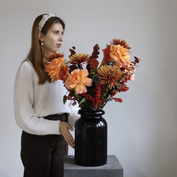 Fall bouquet in a vase -  Размер M 