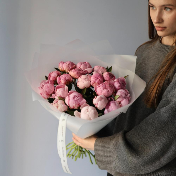 Pink Peony - 19 пионов