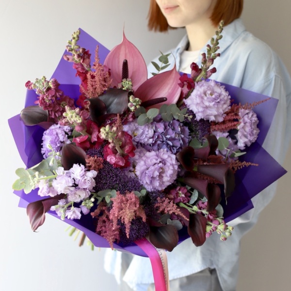 Blueberry signature bouquet - Размер M 