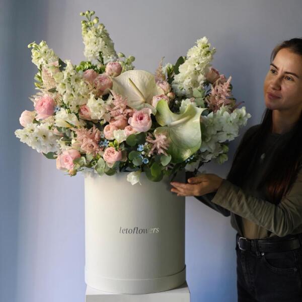 Watercolor signature hat box - Размер 2XL