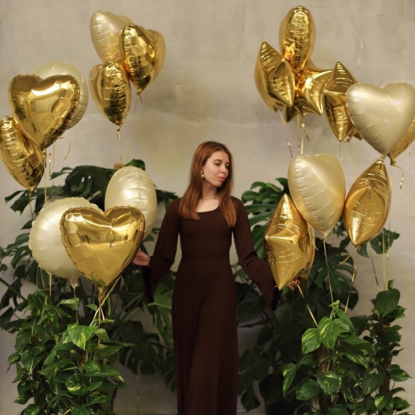 Set of balloons "Gold"