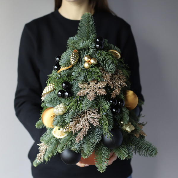 “Mini Christmas Tree 'Golden Truffle'”