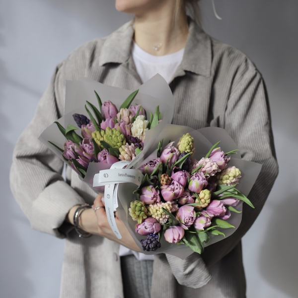 Tulips and Hyacinthus - Размер S 