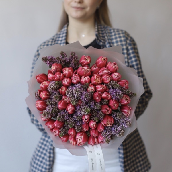 LIlac with Tulips - Размер S