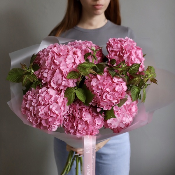 Bright pink Hydrangea - 9 гортезий