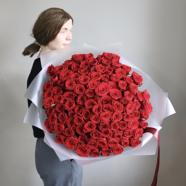 Red roses - 101 роза