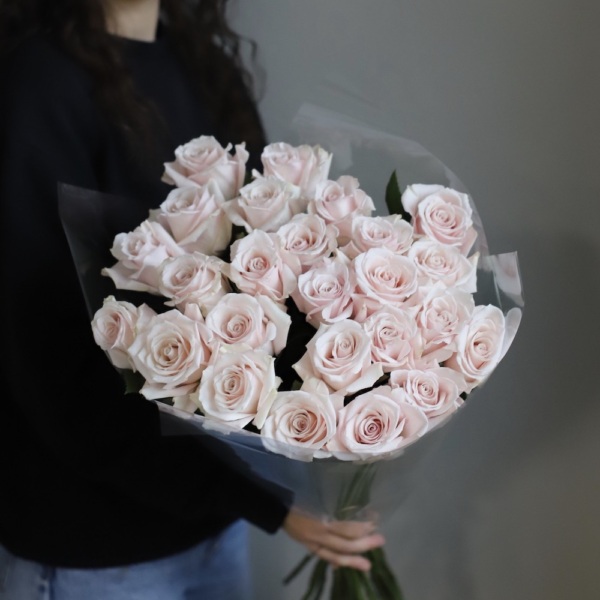 Light pink roses -  49 роз 