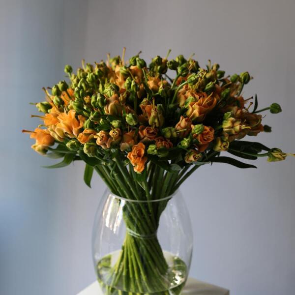 Flower subscription "Mono in a vase" (4 deliveries) - Размер 2XL
