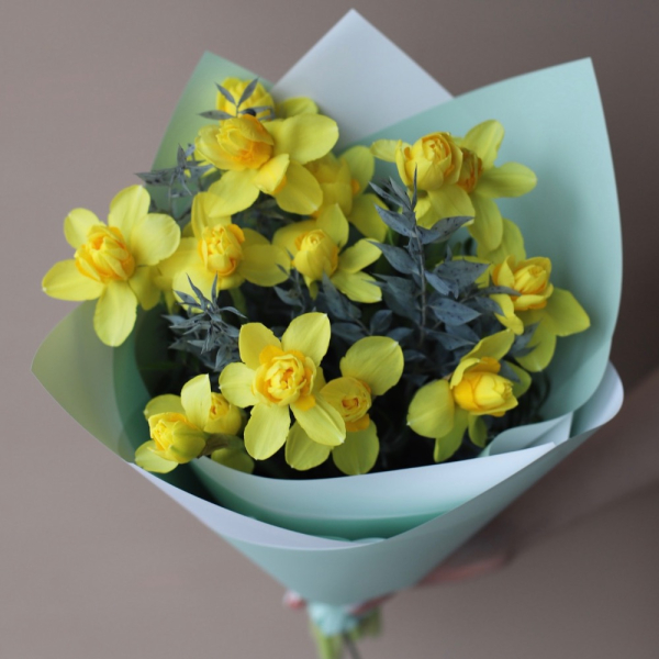 Canary Daffodils with Dry flowers - Размер S 