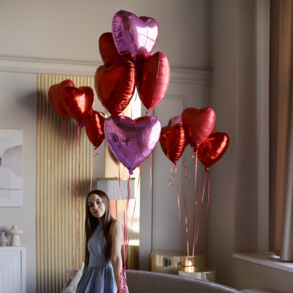 Set of balloons "Hearts"