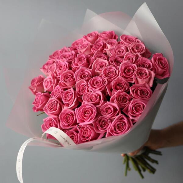 Pink roses - 49 роз