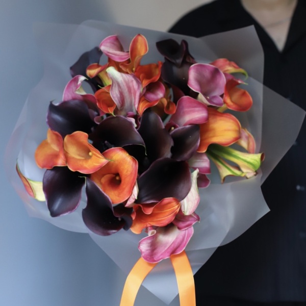 Mixed color Calla Lilies - 39 калл