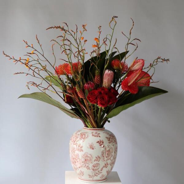 Flower subscription "Long-lasting" (4 deliveries) - Размер XL