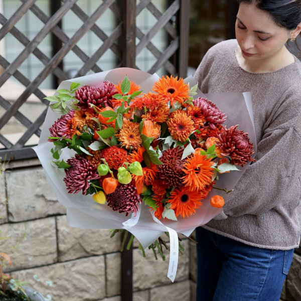 Autumn signature bouquet - Размер M