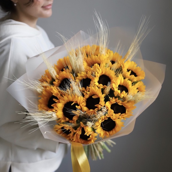 Sunflowers with Wheat - Размер L 