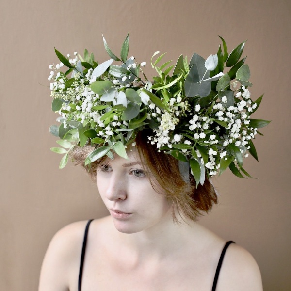 Gypsophila wreath