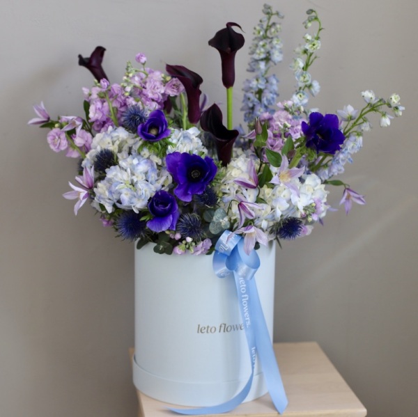 Blueberry signature hat box -  Размер L 