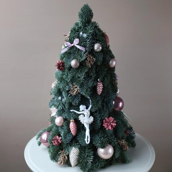 Christmas Tree 'Pink lollipop' - 55 см