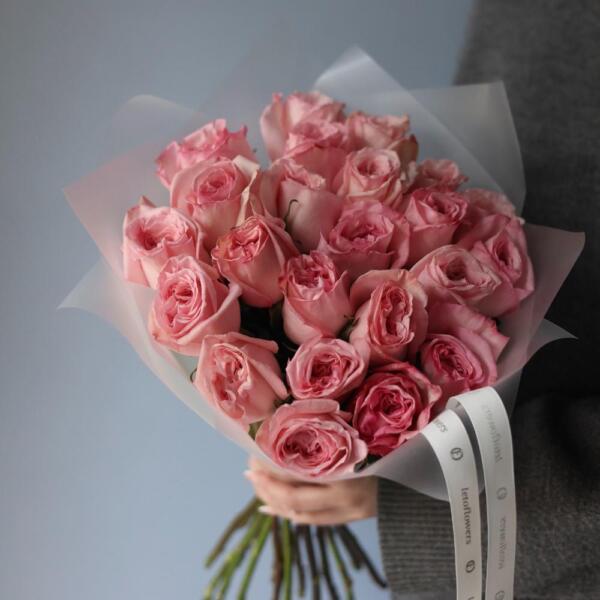 Pink Ohara Garden Rose - 23 роз
