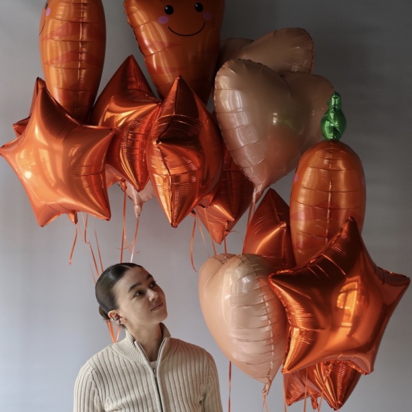 Сет воздушных шаров &quot;Любовь-морковь&quot;