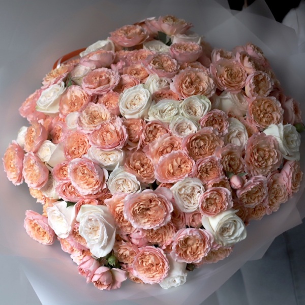 Garden roses with Spray garden roses - Размер XL