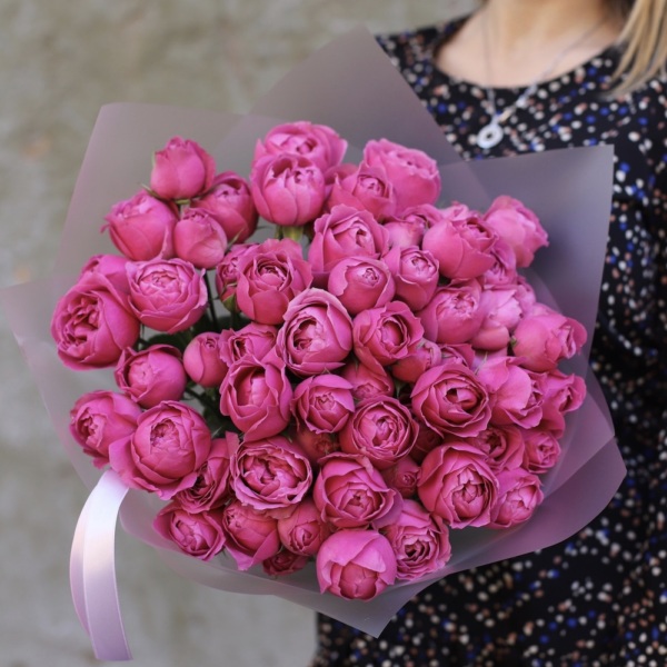 Misty Bubbles spray rose - 19 кустовых роз