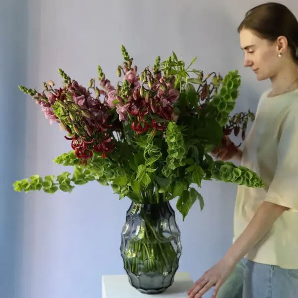 Flower subscription "Long-lasting" (4 deliveries) - Размер XL