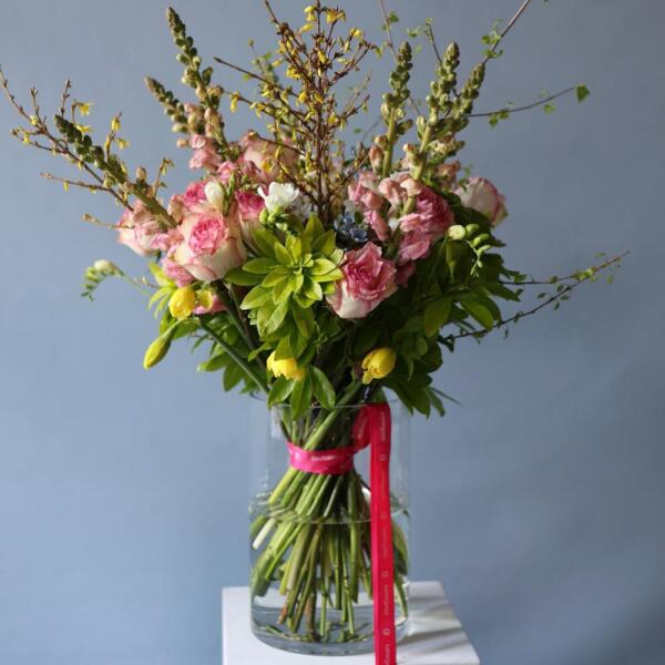 Flower subscription "Bunch" (4 deliveries) - Размер XL