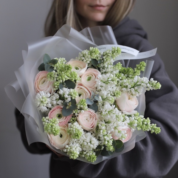 Ranunculus with Lilac, light - Размер S 