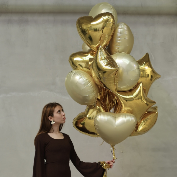 Set of balloons "Gold"