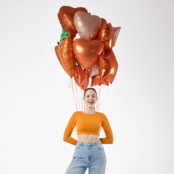 Сет воздушных шаров &quot;Любовь-морковь&quot;