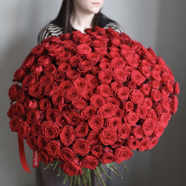Red roses -  151 роза 