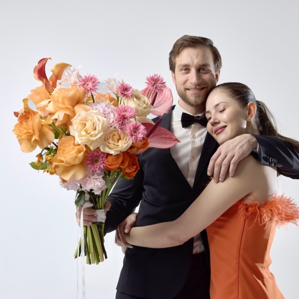 Signature bouquet 'Love & Carrots' - Размер L