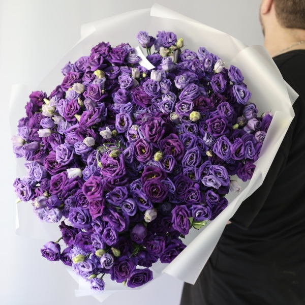 Purple Lisianthus - 99 эустом