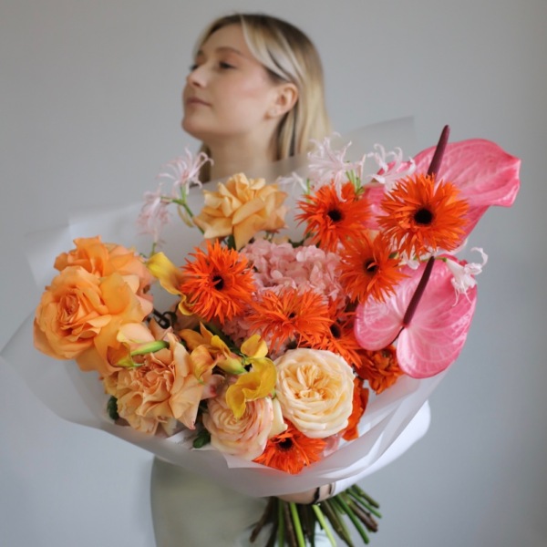 Signature bouquet 'Love & Carrots' - Размер L