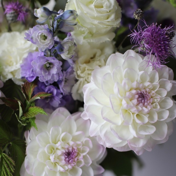 Lavender bouquet in a vase